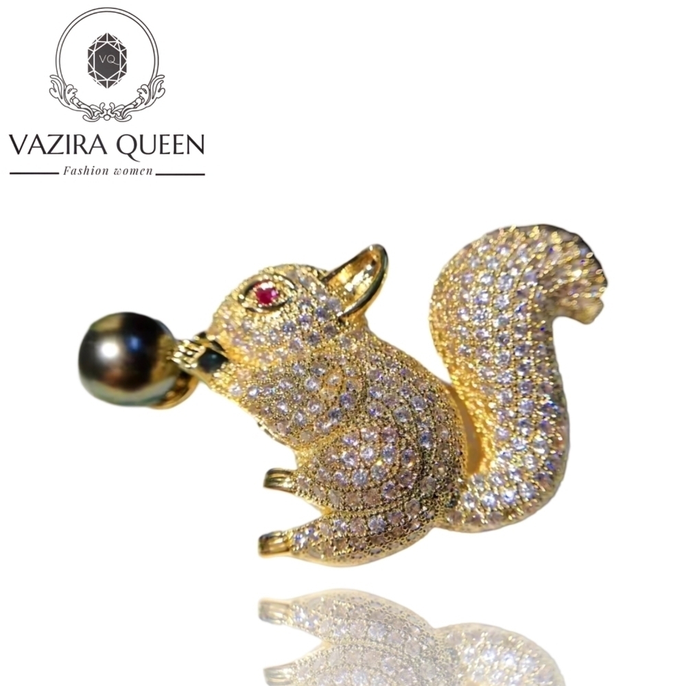 VQ Squirrel Brooch